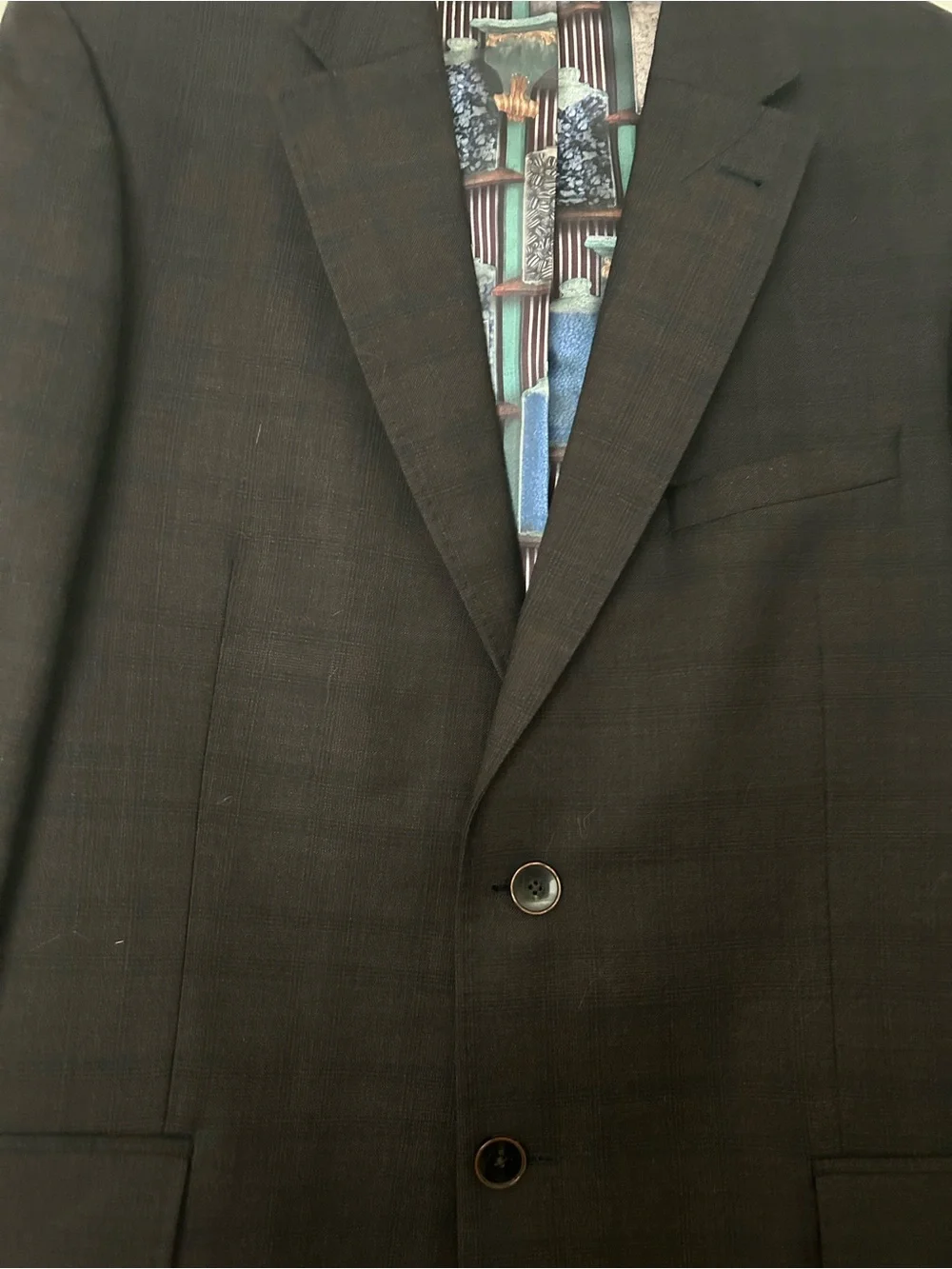 Ted Baker Charcoal Two-Button Tailored Blazer